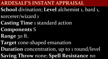 Ardesalf's Instant Appraisal